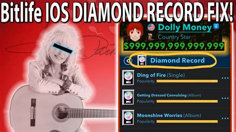 bitlife how to get a diamond record|How to Get a Double Platinum Album in BitLife .